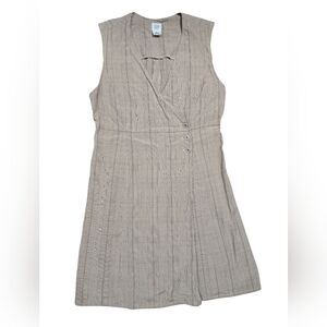 Vintage 90s Gap Plaid Vest Styke Dress Size 4